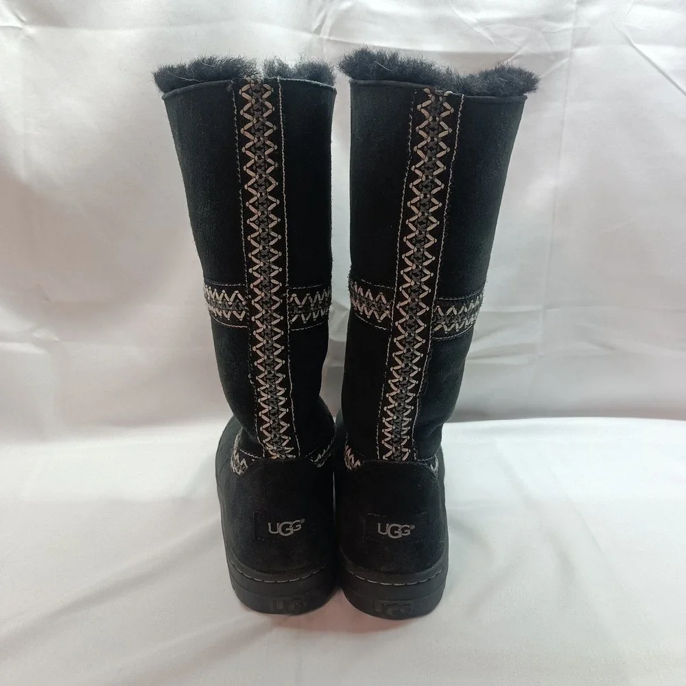 UGG Sundance Revival Tasman Braid Tall 5605 New Zealand Boot Womens‎ 6 Lined